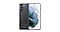 Vues avant et arrière d’un Galaxy S21 5G Noir Spectral.