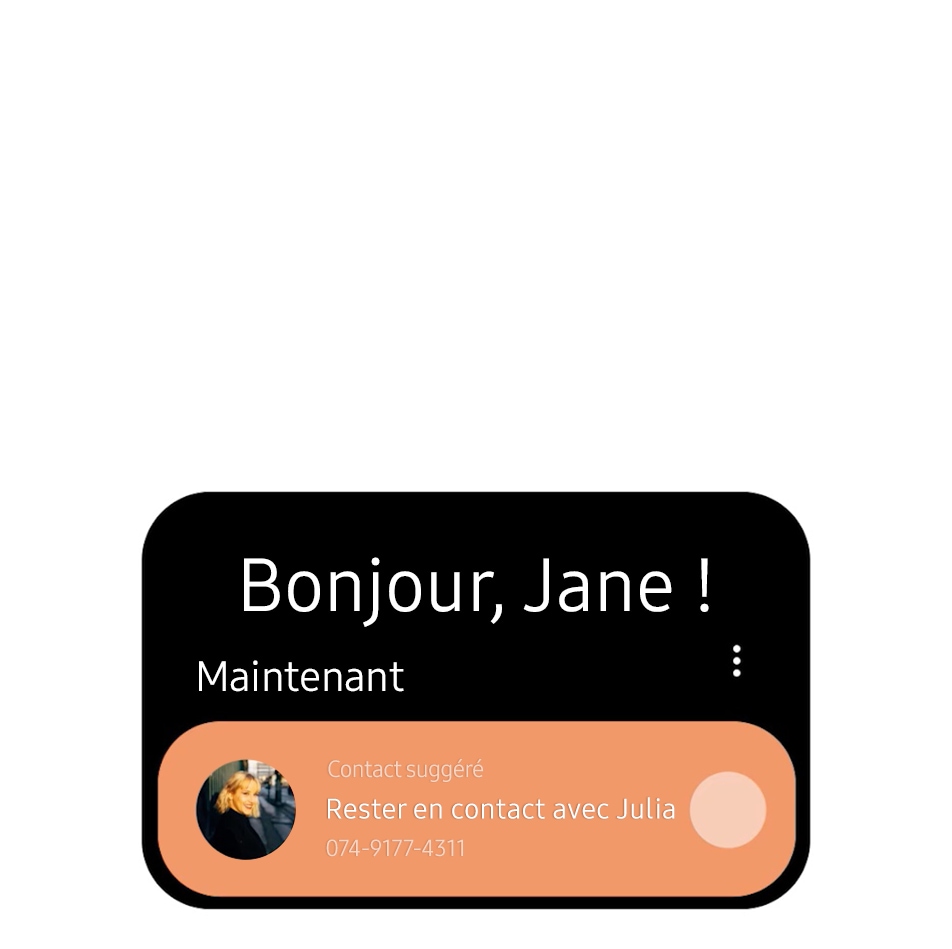 One UI: interaction facile