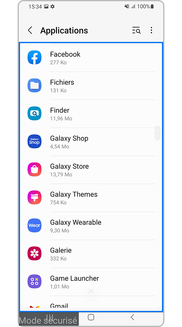 Identifiez les applications inconnues ou malveillantes