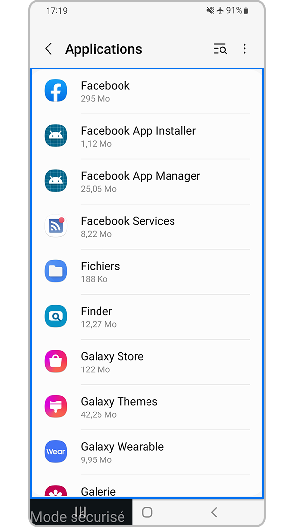 Identifiez les applications inconnues ou malveillantes