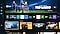 L’écran d’accueil du système d’exploitation Samsung Tizen défile de haut en bas. L’écran présente un éventail d’applications, de services de streaming et de contenu recommandé populaires.