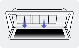 remover completamente a rede para limpar o filtro