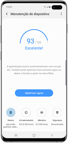 Android 9.0, Definições e recursos alterados em Cuidados com o dispositivo