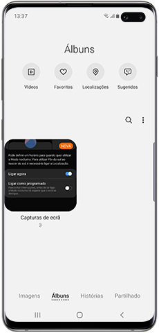 Android 9.0, Nova Galeria de álbuns
