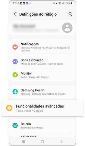 funcionalidades avançadas