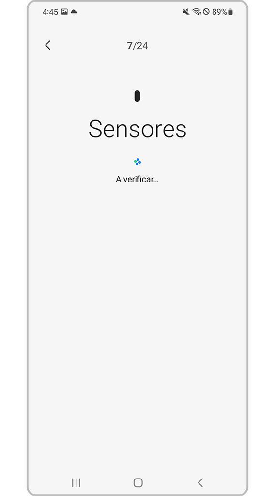 percorrer as verificações
