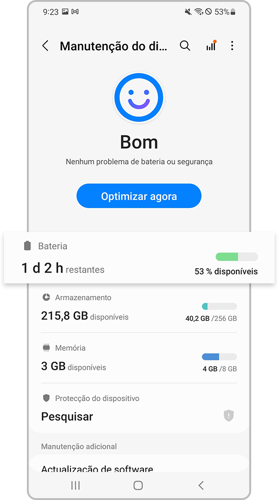 Definições de bateria