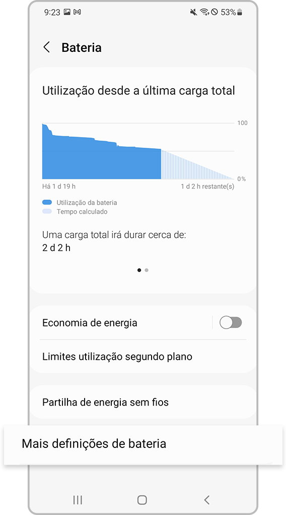 Mais definições de bateria