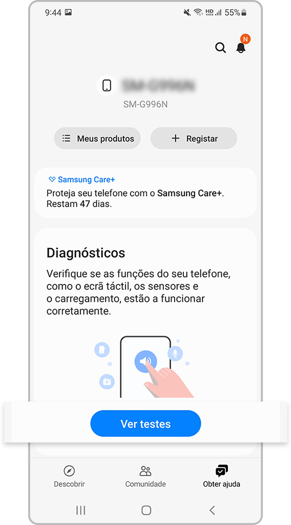 Samsung Members Ver testes