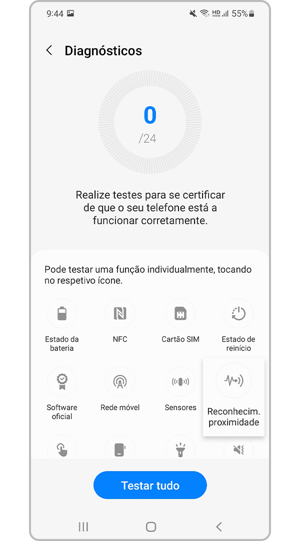 reconhecimento de proximidade