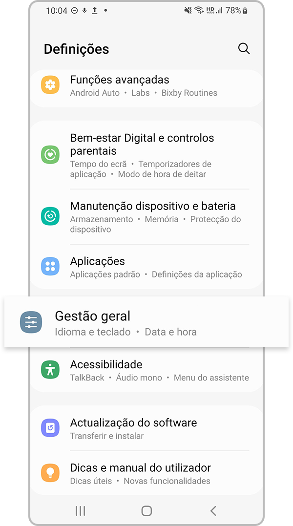 repor definições de rede passo 1