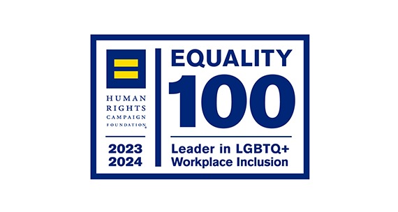 FUNDAÇÃO DA CAMPANHA DE DIREITOS HUMANOS 2023 2024 IGUALDADE 100 Líder na Inclusão LGBTQ+ no Local de Trabalho