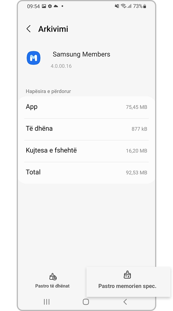 Prekni Pastro memorien speciale