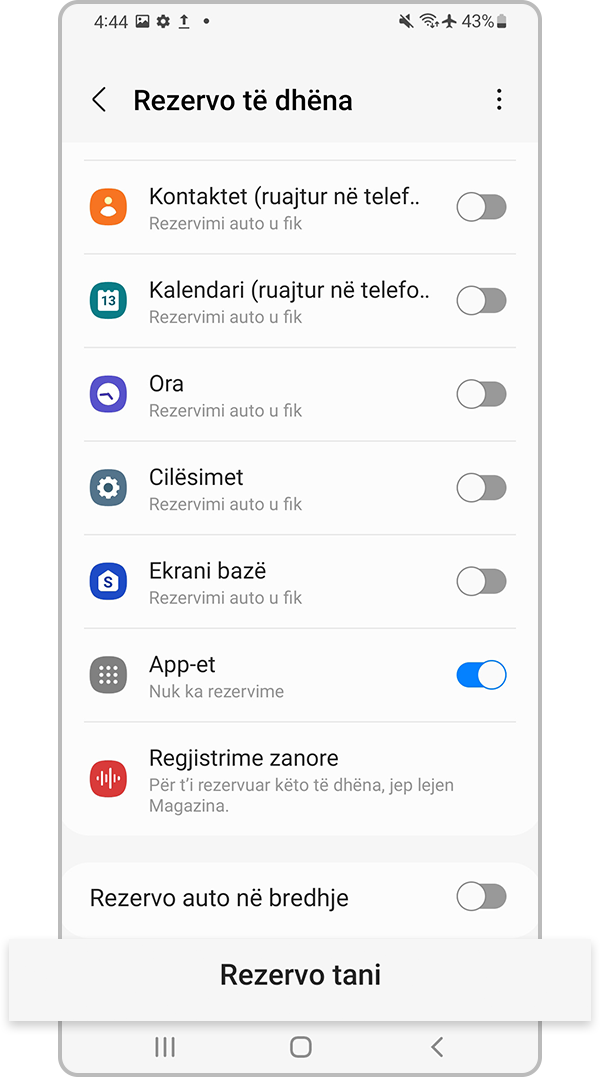 Përzgjidhni Rezervo tani