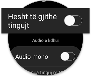 “Hesht të gjithë tingujt“ është i çaktivizuar në orën inteligjente Galaxy