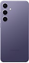 Un Galaxy S24 Plus en Cobalt Violet visto desde atrás.