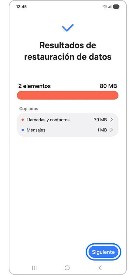 Pulsar el botón Siguiente