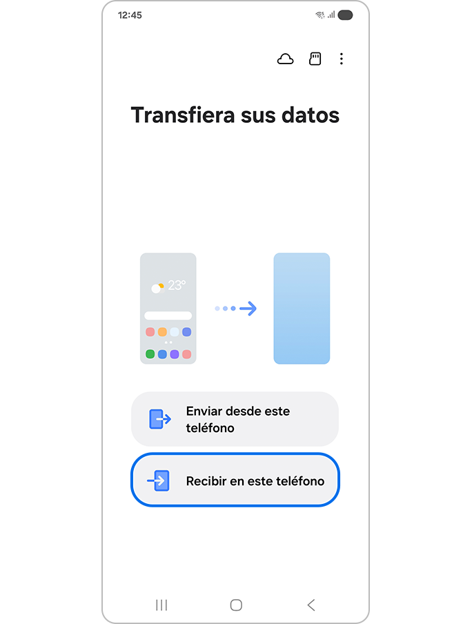 Recibir datos con cable USB