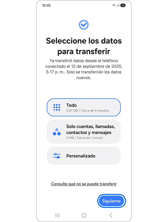 Seleccionar fuente de datos