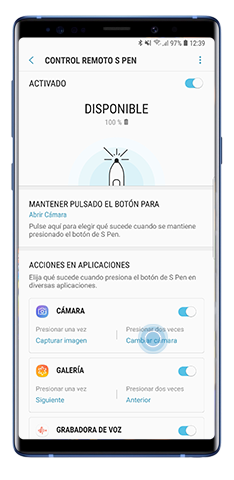 Presione dos veces para elegir la aplicación