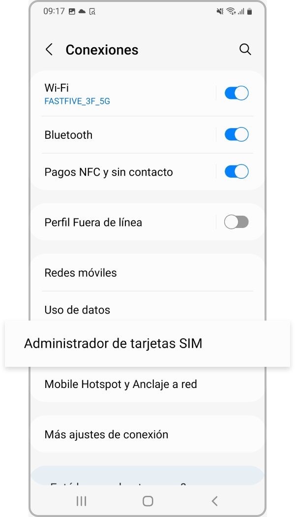 activar una eSIM paso 2