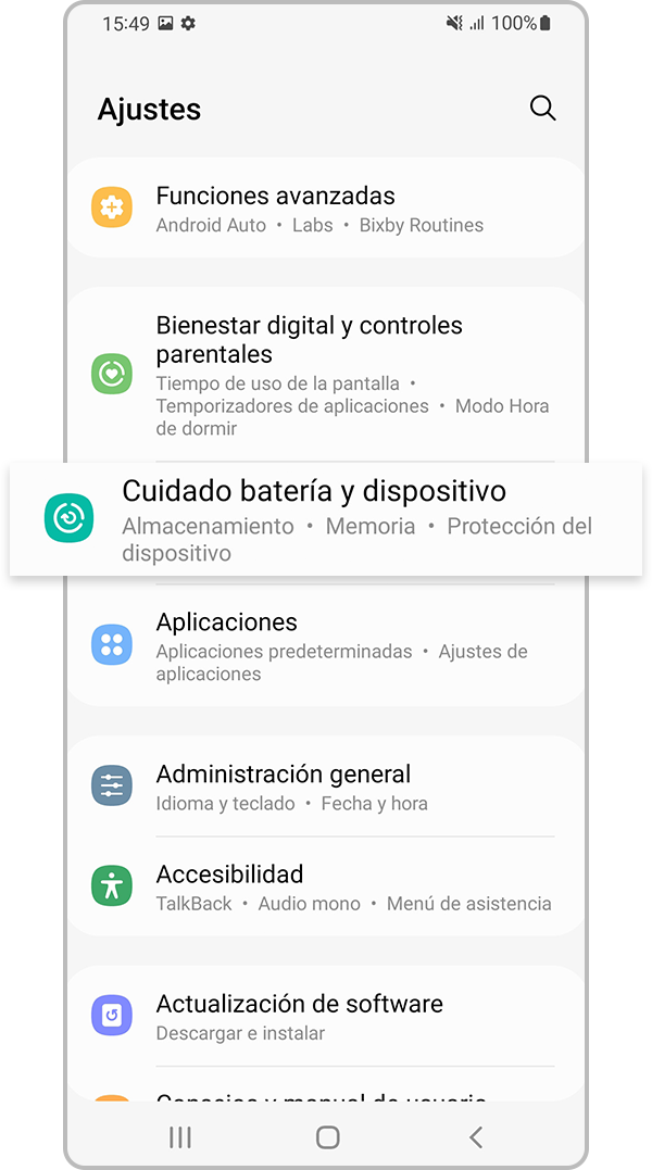 Mantenimiento y batería