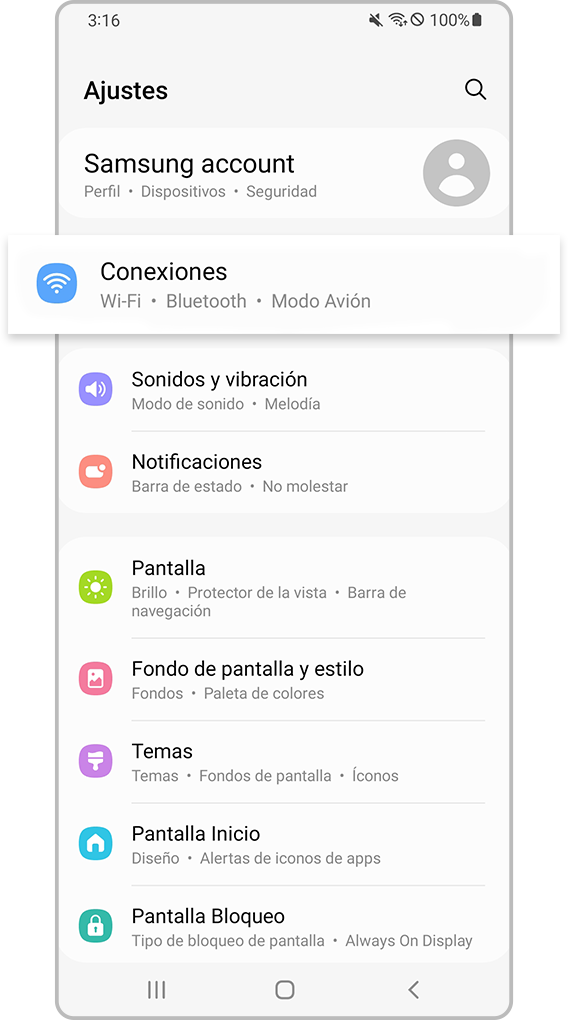 Repare el dispositivo bluetooth paso 1