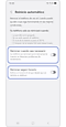 Desactivar Reiniciar cuando sea necesario y Reiniciar según horario