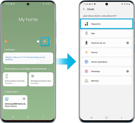Paso 1 de Duplicación con SmartThings