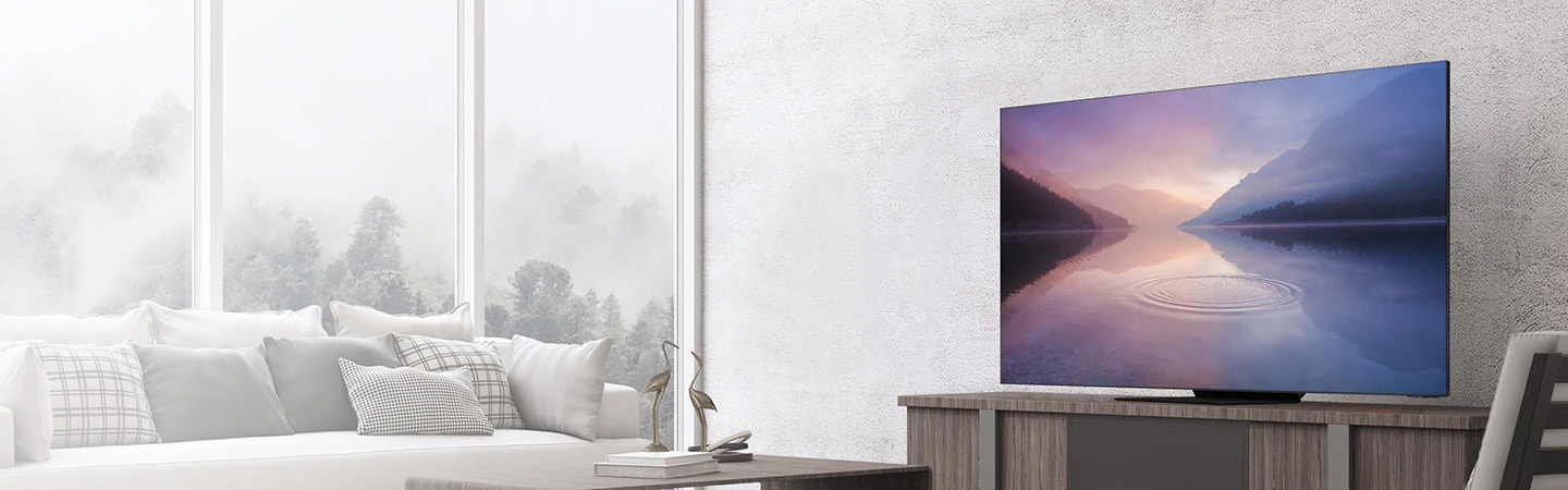 Samsung Neo QLED TV im Wohnzimmer