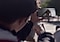 A gamer lines up his shot at a giant monster displayed via Augmented Reality on his Samsung Galaxy device.
