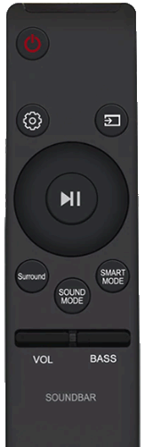 Drücke zum Update von Subwoofer und Surroundsprechern die VOL-Taste und anschließend die Abwärtstaste gedrückt.