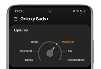 Galaxy Buds + Equalizer einstellungen