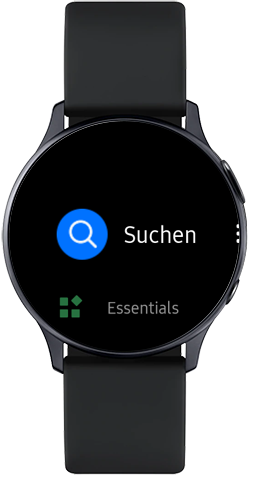 Suchen ist im Galaxy Store der Galaxy Watch Active2 markiert.