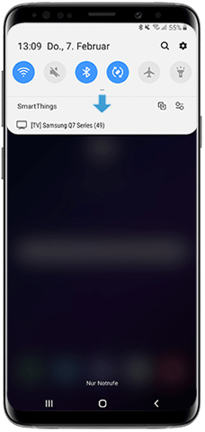 Galaxy S9, Dolby Atmos, Statusleiste oeffnen
