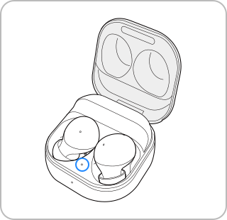 Galaxy Buds Anzeigeleuchte des Ohrhörerakkus