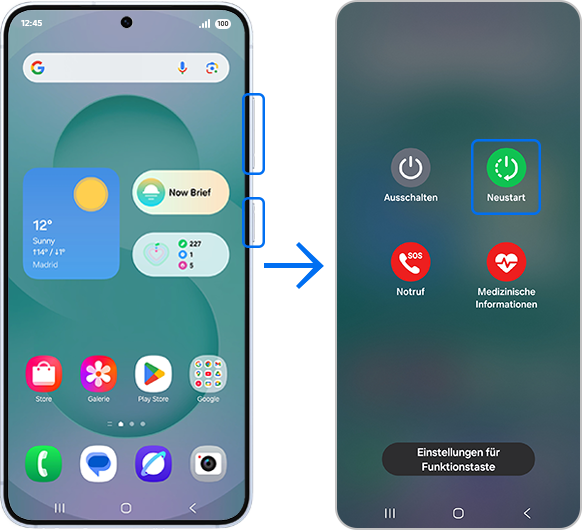 Umschalten vom abgesicherten Modus in den Normalmodus