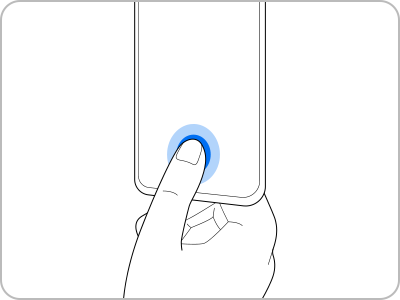 Telefon Fingerabdruckerkennung