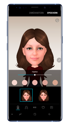 Den Hautton Ihres Emoji anpassen
