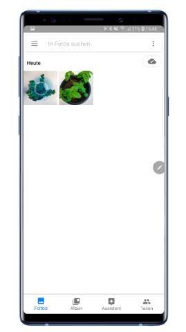 Wählen Sie das Bild, das Sie als Hintergrundbild verwenden möchten, aus der Galerie aus