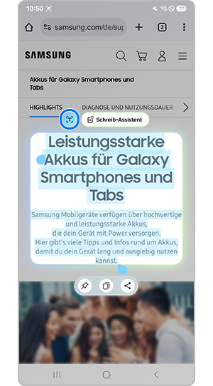 Text wird umgewandelt