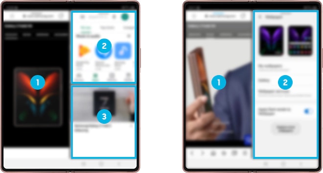 Multi Window Beispiel Links Rechts