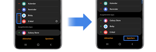 Screens Apps der Watch Active2 ausblenden