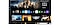 Ein Smart TV zeigt verschiedene Video-Streaming-Dienste an.