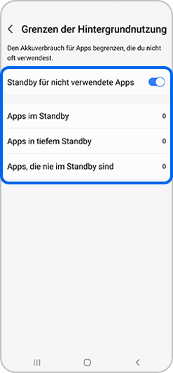 Grenzen der Hintergrundnutzung Schritt 4.
