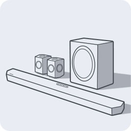 soundbars with subwoofer and rear speakers