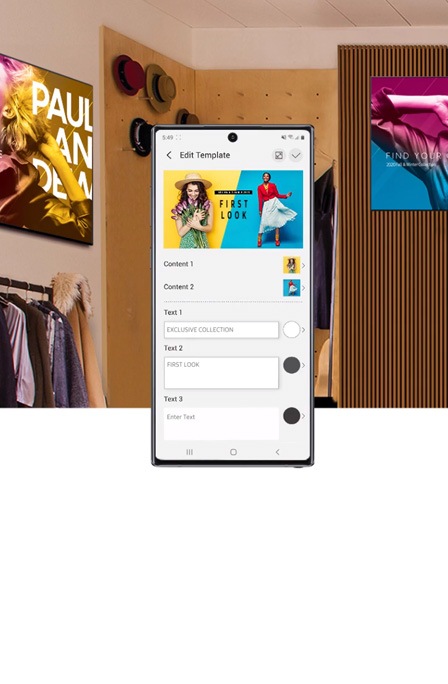 business tv controlled by samsung app