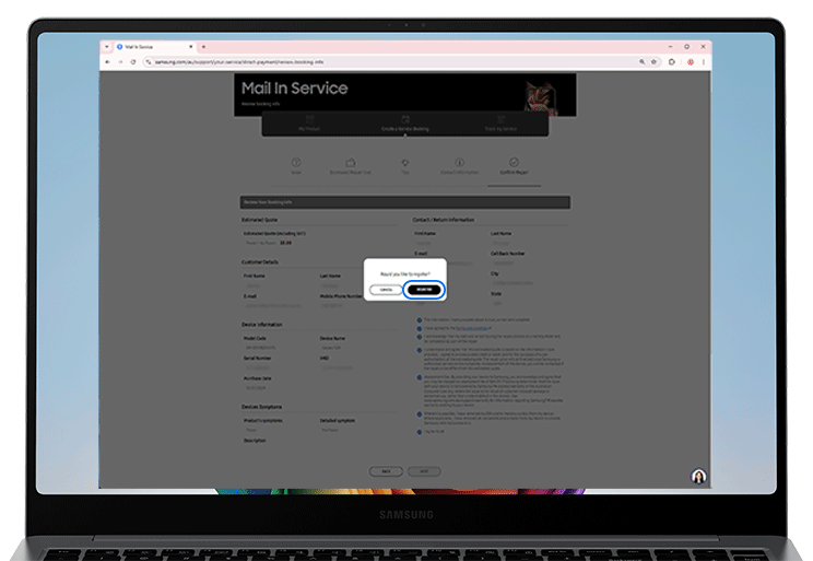 Review Booking Information