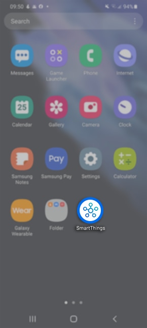 Open the SmartThings app on your phone