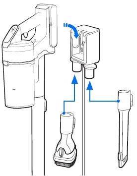 Place Jet Stick onto wall mount.